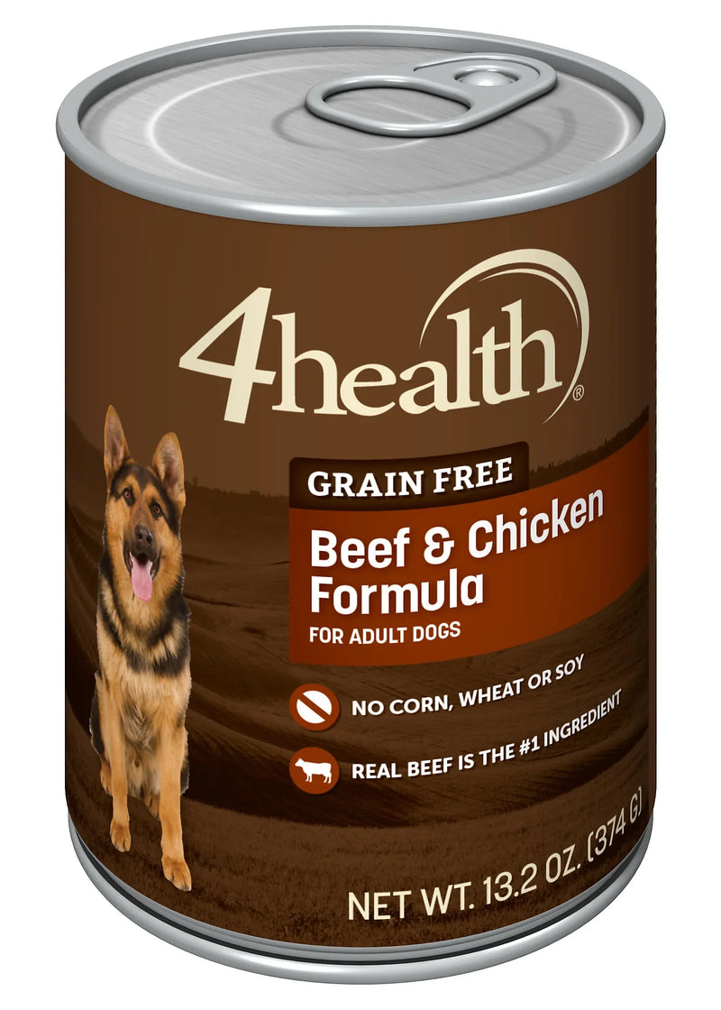 Copy of 4health Grain Free Beef & Chicken Canned Dog Food, 13.2 oz.