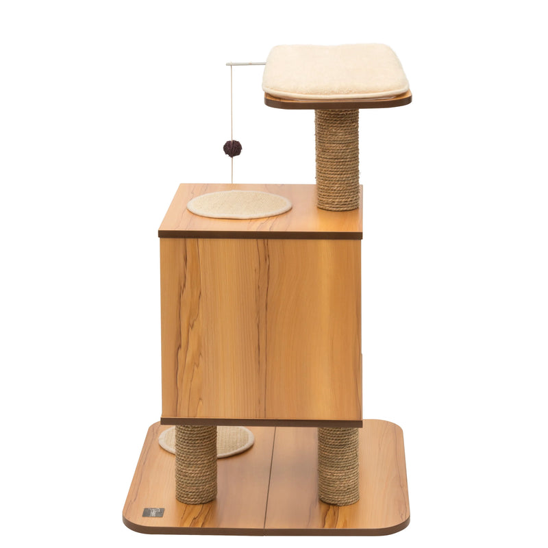 Catit Vesper Cat Furniture, V-Base, Walnut