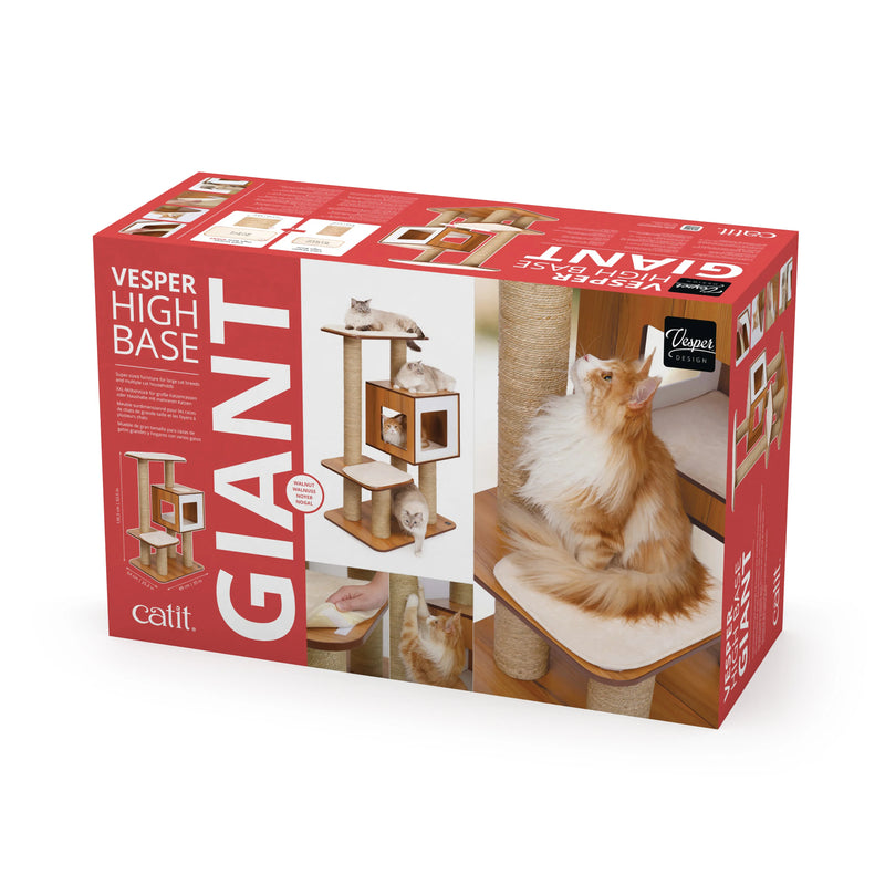 Catit Vesper High Base Walnut, Giant