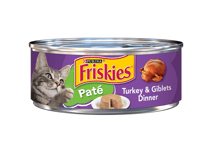 Purina Friskies Classic Pate Cat Food, Turkey & Giblets Dinner 5.5 oz