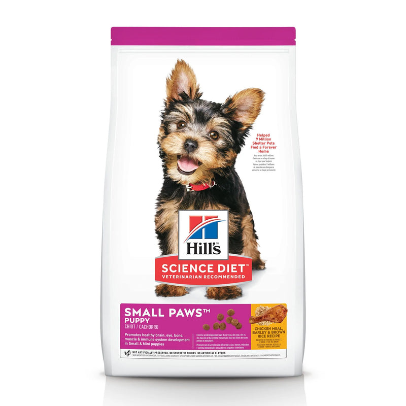 Hill's Science Diet Puppy Small Paws Dry Dog Food, Chicken Meal, Barley & Brown Rice Recipe