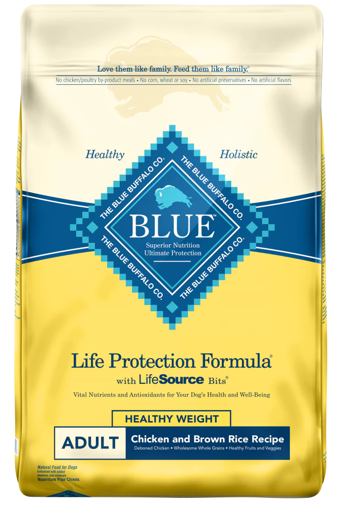 Blue Buffalo Life Protection Healthy Weight Natural Chicken & Brown Rice Recipe Adult Dry Dog Food