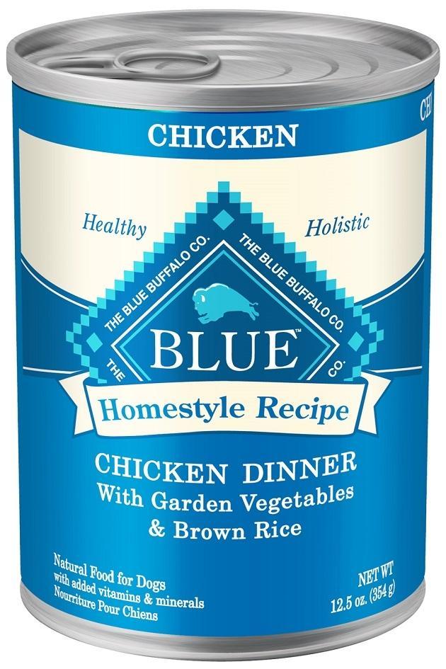 Blue Buffalo Homestyle Recipe Chicken Dinner with Garden Vegetables and Brown Rice Canned Dog Food