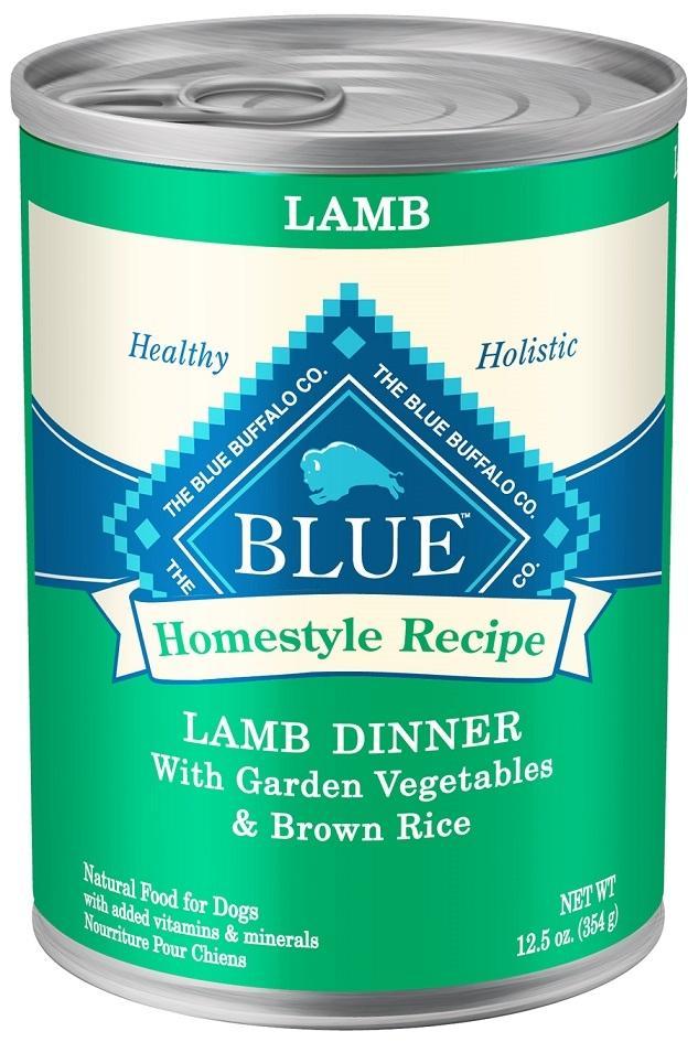 Blue Buffalo Homestyle Recipe Lamb Dinner with Garden Vegetables and Brown Rice Canned Dog Food