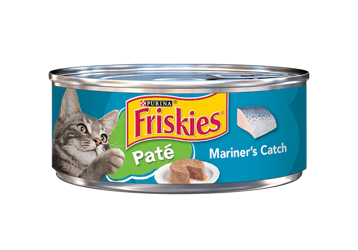 Friskies Pate Mariners Catch Canned Cat Food