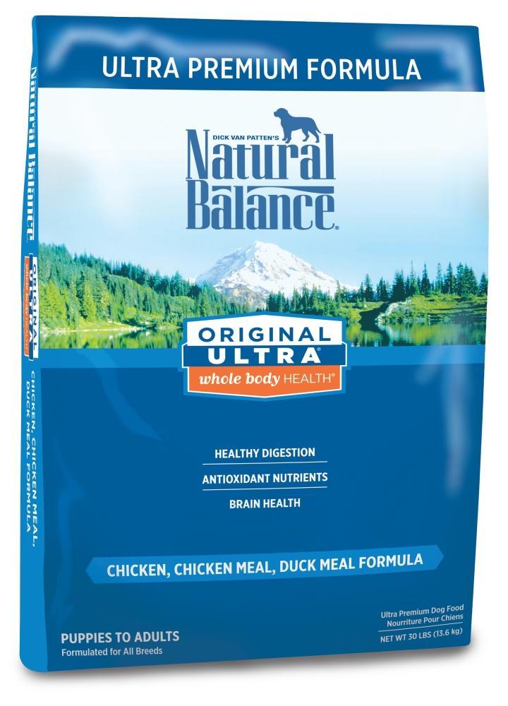 Natural Balance Original Ultra Whole Body Health Chicken, Chicken Meal, Duck Meal Dry Dog Food