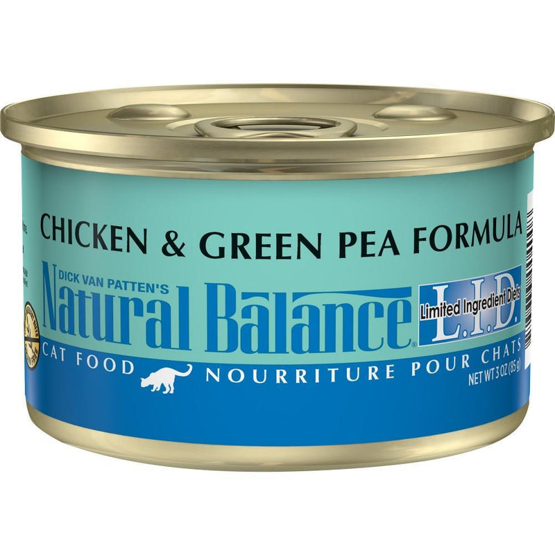 Natural Balance L.I.D. Limited Ingredient Diets Chicken & Green Pea Canned Cat Food