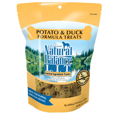 Natural Balance L.I.T. Limited Ingredient Treats Potato and Duck Dog Treats