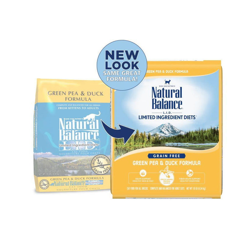 Natural Balance L.I.D. Limited Ingredient Diets Green Pea and Duck Dry Cat Food