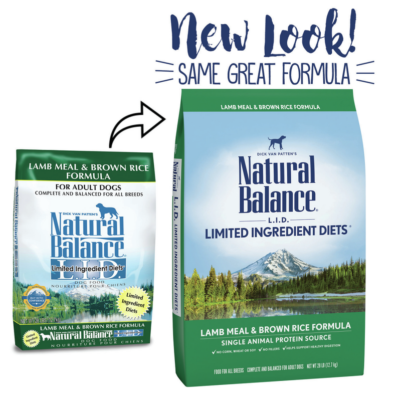 Natural Balance L.I.D. Limited Ingredient Diets Lamb Meal & Brown Rice Dry Dog Food