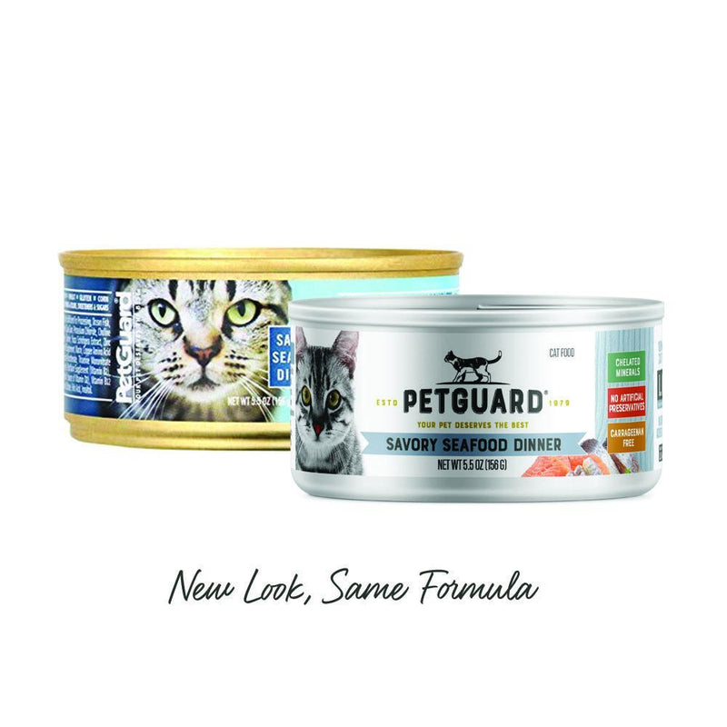 Petguard Savory Seafood Dinner Canned Cat Food
