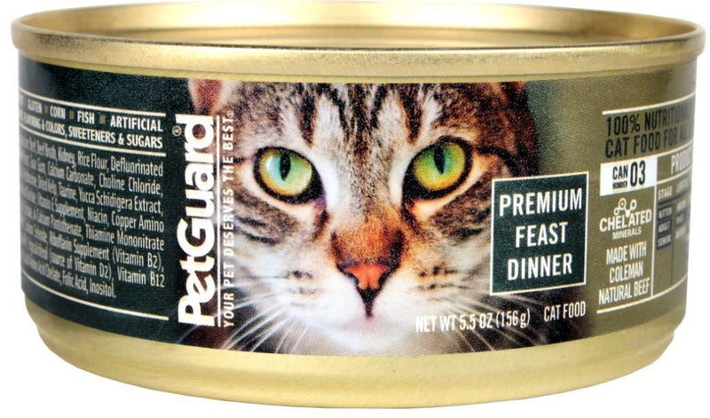 Petguard Premium Feast Dinner Canned Cat Food