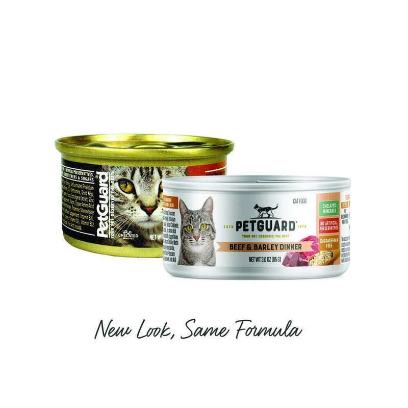 Petguard Coleman Natural Beef & Barley Dinner Canned Cat Food