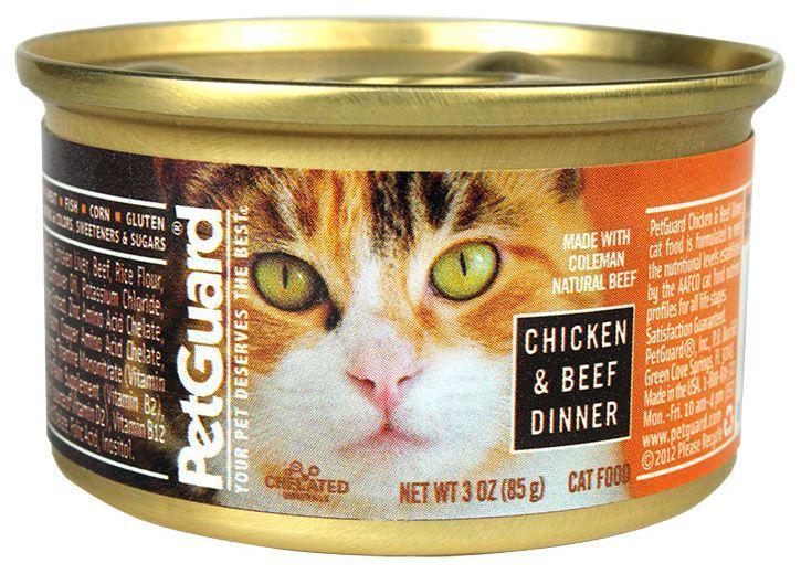 Petguard Chicken & Beef Dinner Canned Cat Food