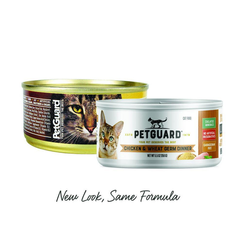 Petguard Chicken and Wheat Germ Dinner Canned Cat Food