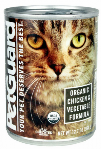 Petguard Organic Chicken & Vegetable Entree Canned Cat Food