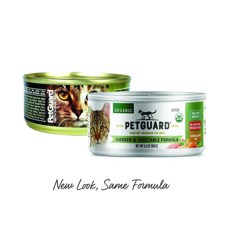 Petguard Organic Chicken & Vegetable Entree Canned Cat Food