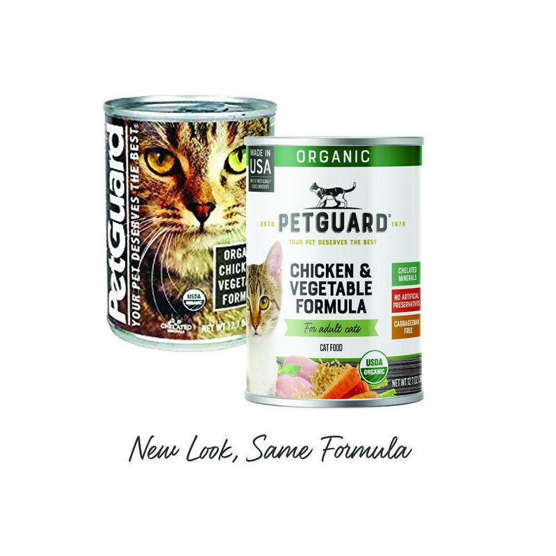 Petguard Organic Chicken & Vegetable Entree Canned Cat Food