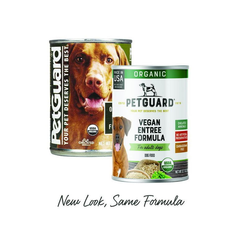 Petguard Organic Vegetarian Vegan Entree Canned Dog Food