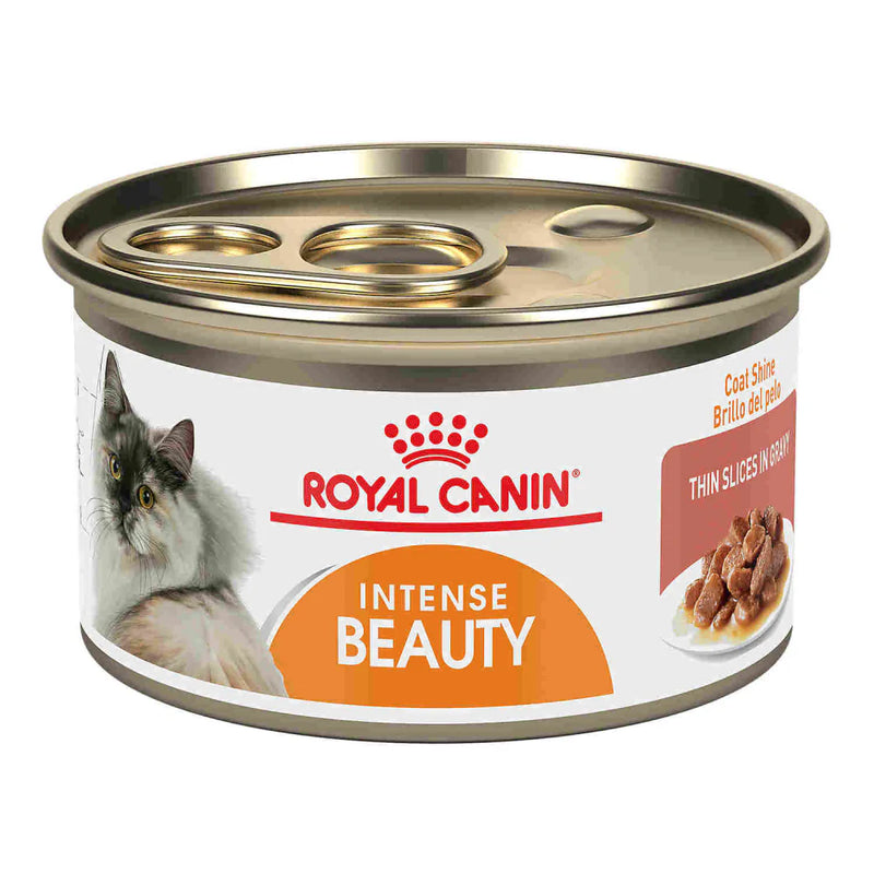 Royal Canin Intense Beauty Thin Slices in Gravy Canned Cat Food