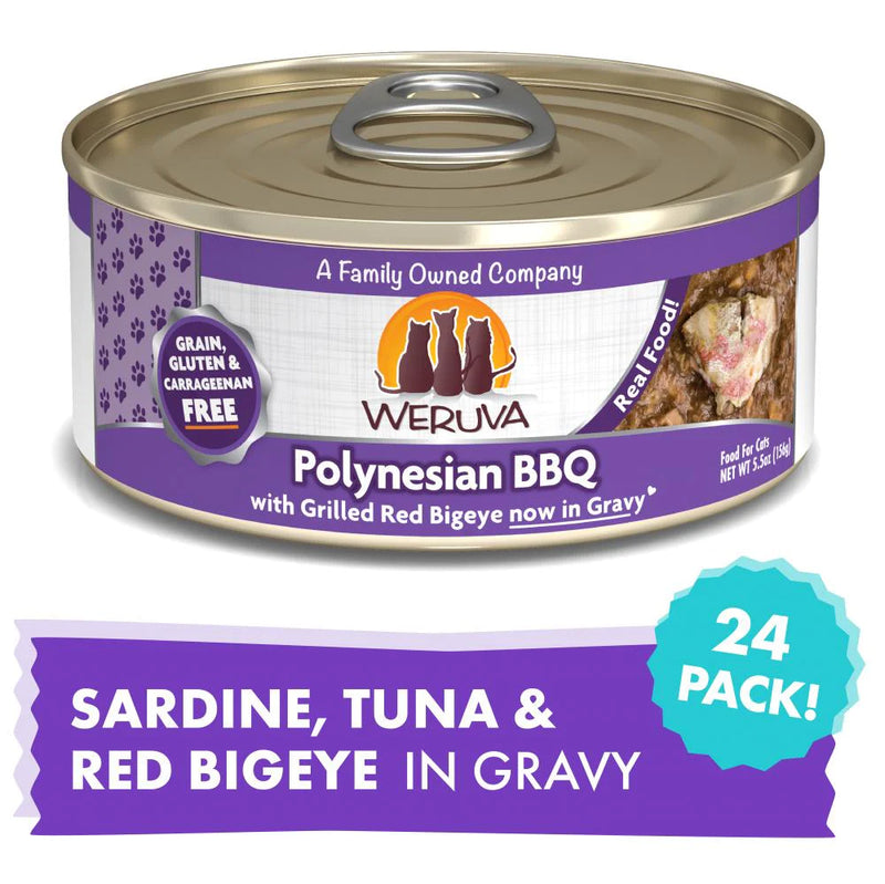 Weruva Polynesian BBQ With Grilled Red Big Eye Canned Cat Food