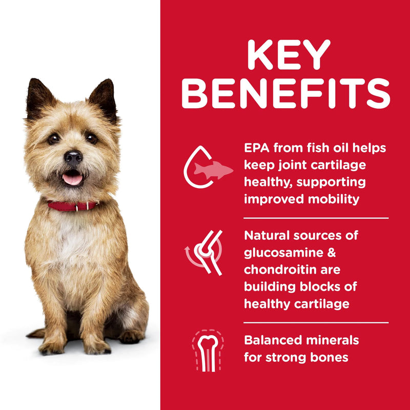 Hill's Science Diet Adult Healthy Mobility Small Bites Dry Dog Food, Chicken Meal, Brown Rice & Barley Recipe
