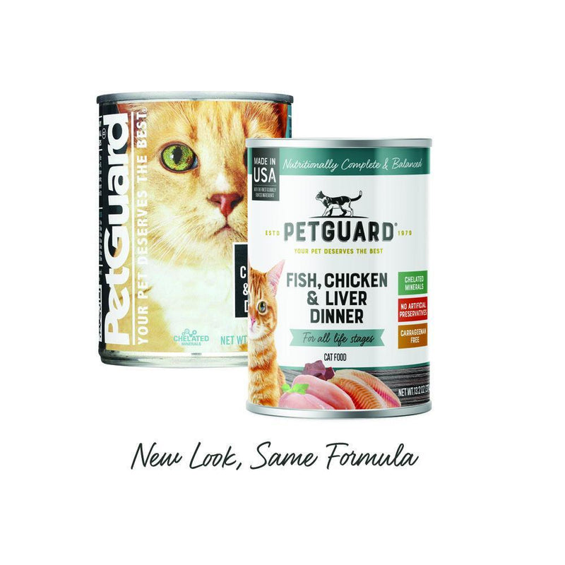 Petguard Fish, Chicken & Liver Dinner Canned Cat Food