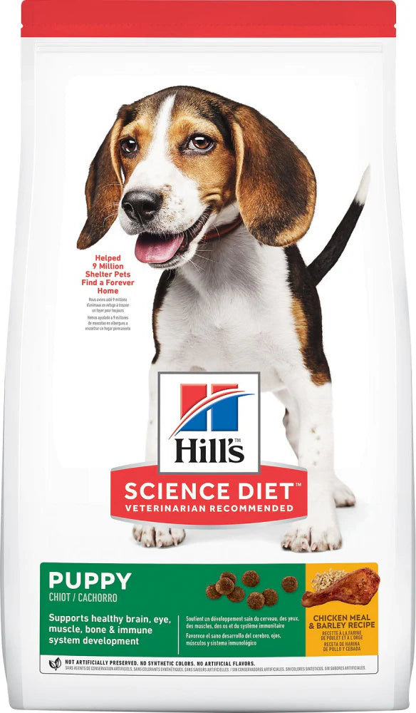 Hill's Science Diet Puppy Chicken Meal & Barley Dry Dog Food