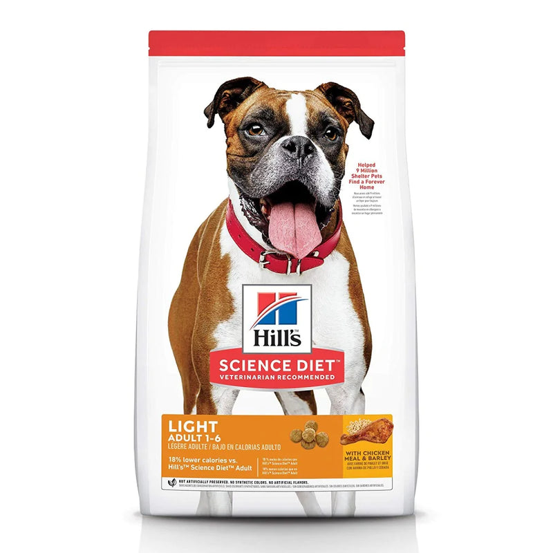 Hill's Science Diet Adult Light with Chicken Meal & Barley Dry Dog Food