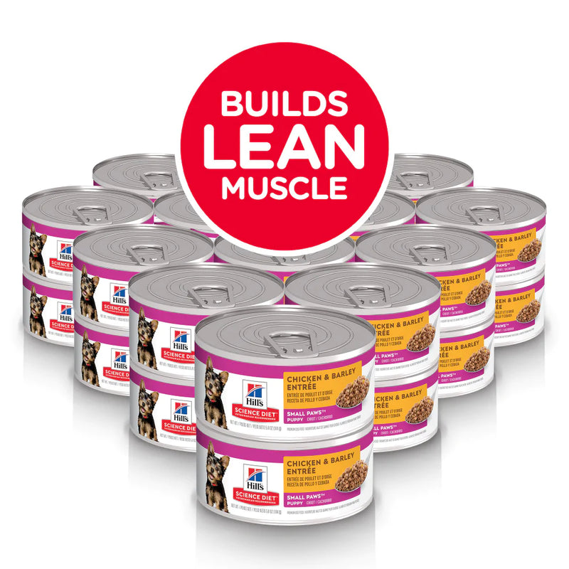 Hill's Science Diet Small Paws Puppy Chicken & Barley Entree Canned Dog Food