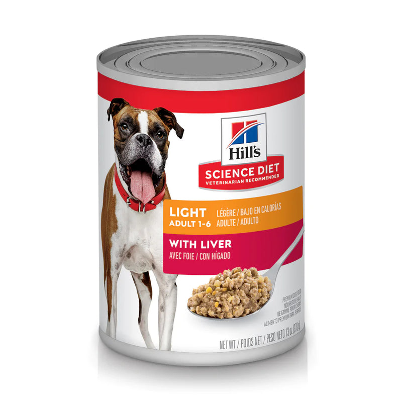 Hill's Science Diet Adult Light Liver Recipe Canned Dog Food