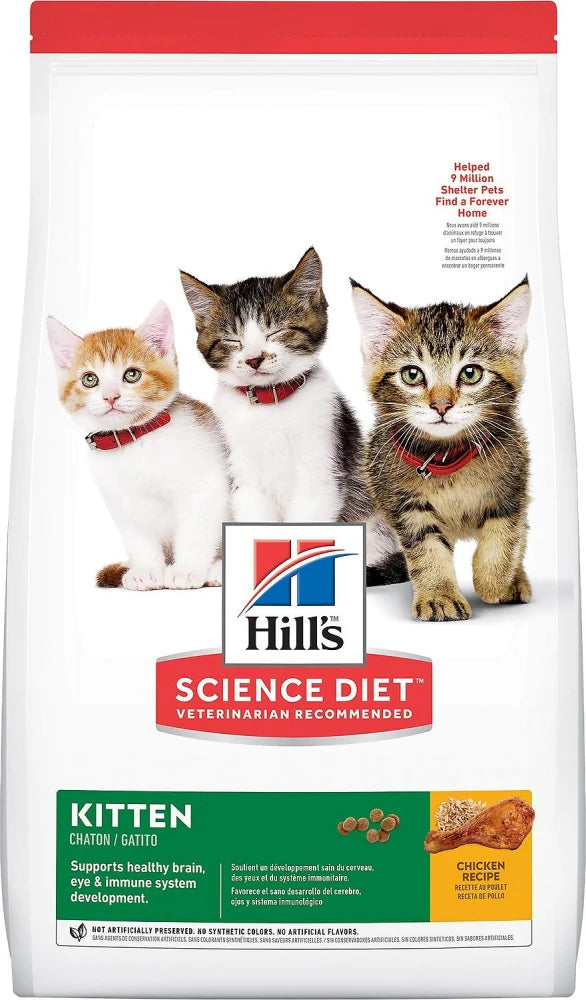 Hill's Science Diet Kitten Chicken Recipe Dry Cat Food