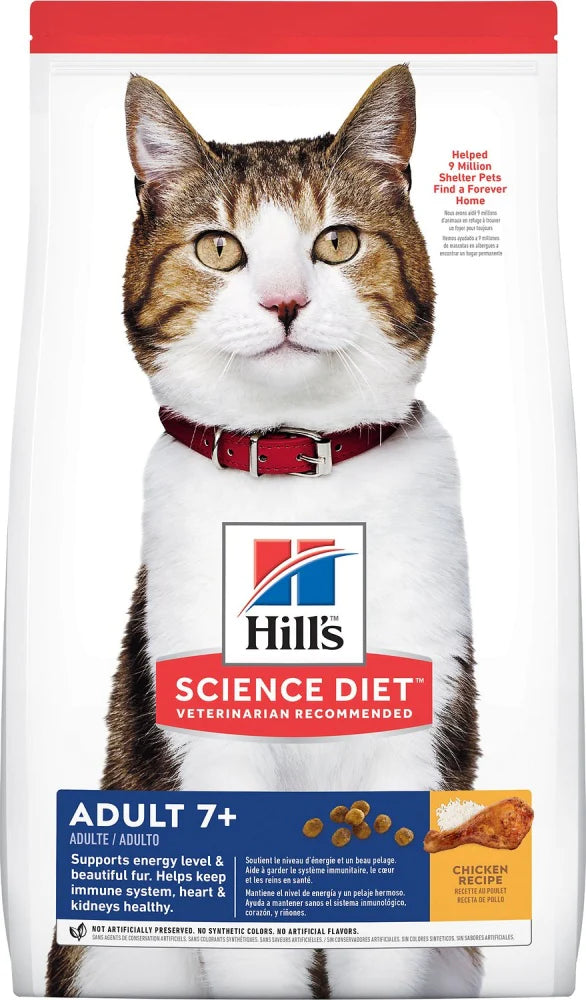 Hill's Science Diet Senior 7+ Chicken Recipe Dry Cat Food