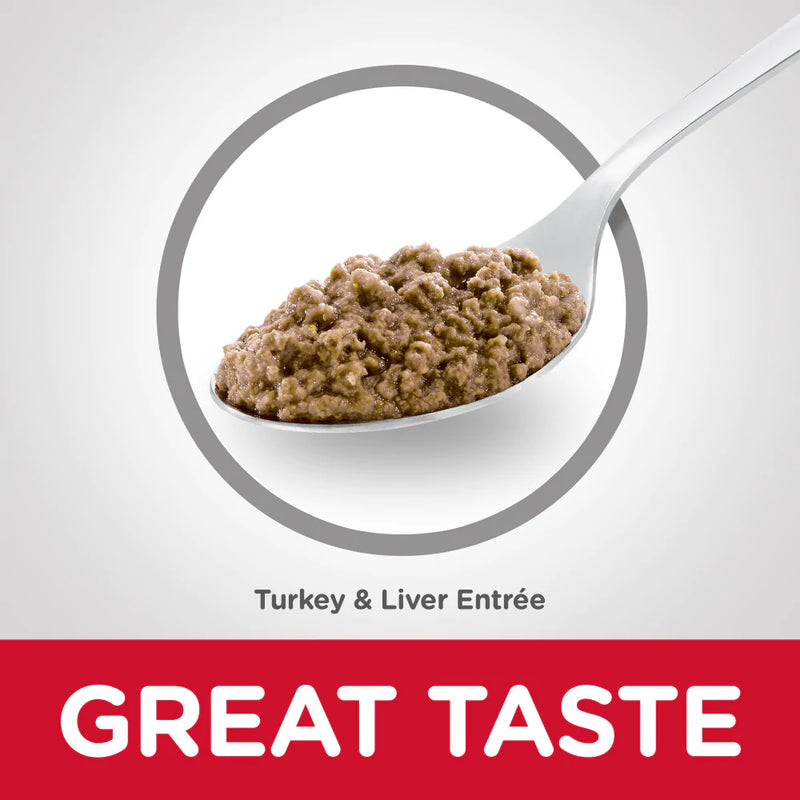 Hill's Science Diet Adult Savory Turkey & Liver Entree Canned Cat Food