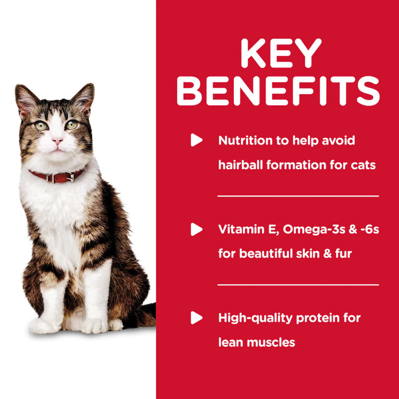 Hill's Science Diet Adult Hairball Control Ocean Fish Entree Minced Canned Cat Food