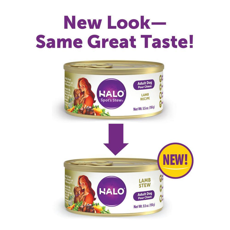 Halo Holistic Adult Lamb Stew Canned Dog Food