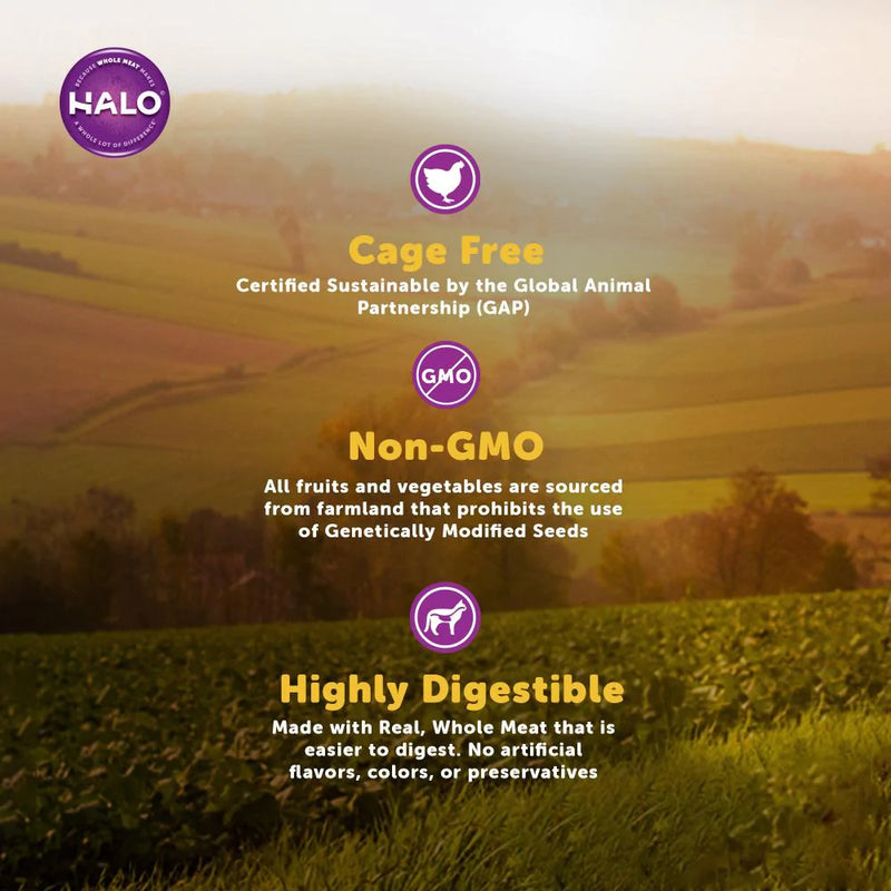 Halo Adult Holistic Chicken & Chicken Liver Recipe Dry Cat Food