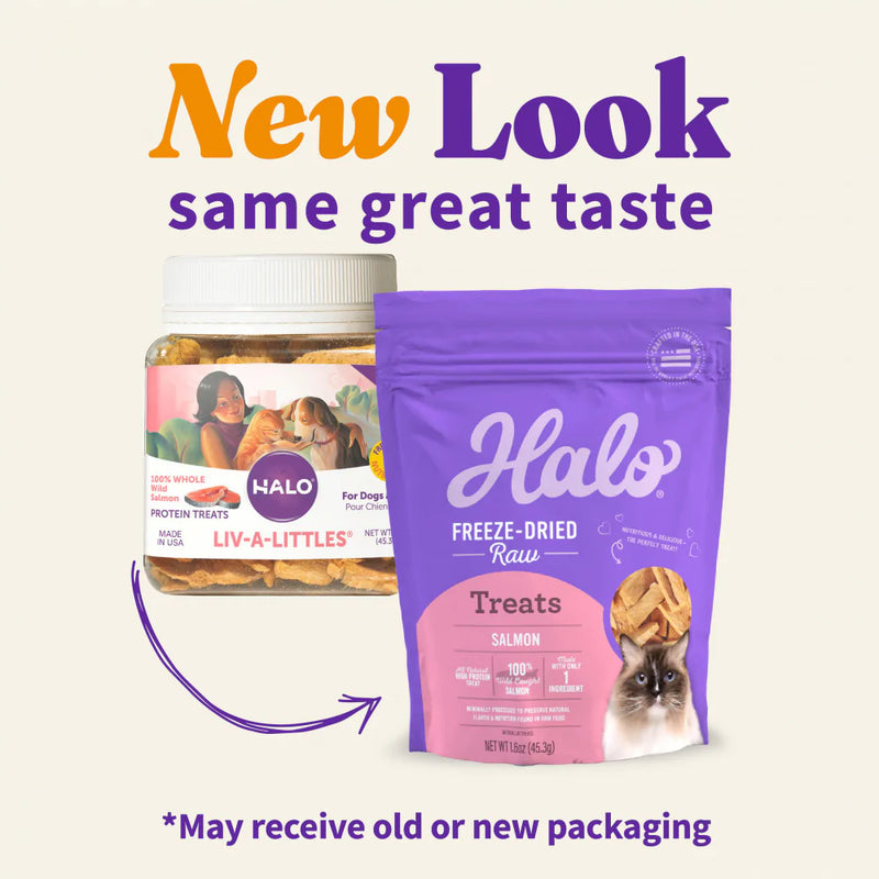 Halo Freeze Dried Wild Caught Salmon Recipe Cat Treats