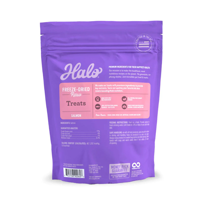 Halo Freeze Dried Wild Caught Salmon Recipe Cat Treats