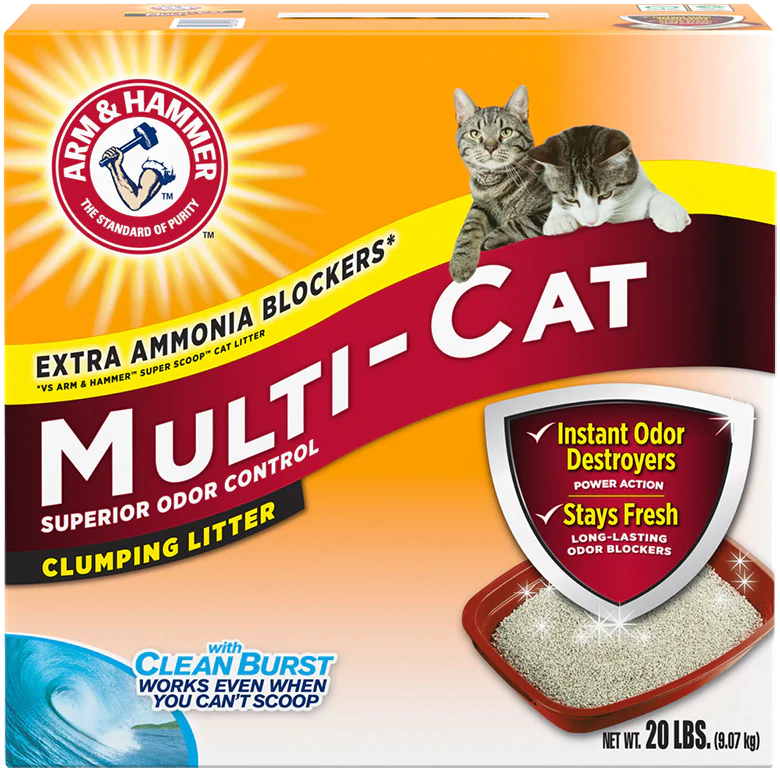 Arm & Hammer Multi-Cat Extra Strength Scented Clumping Litter