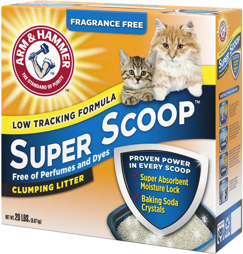 Arm & Hammer Super Scoop Unscented Clumping Litter