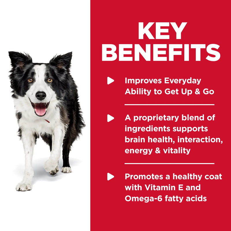 Hill's Science Diet Senior 7+ Senior Vitality Dry Dog Food, Chicken & Rice Recipe