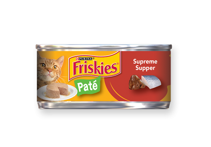 Friskies Pate Supreme Supper Canned Cat Food