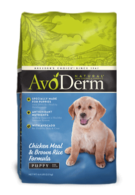 Avoderm Natural Puppy Chicken Meal and Brown Rice Formula Dry Dog Food