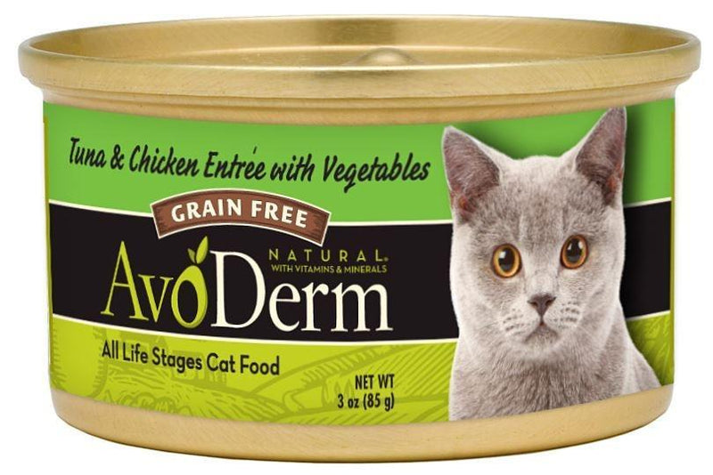 AvoDerm Natural Tuna and Chicken Entree with Vegetables Canned Cat Food