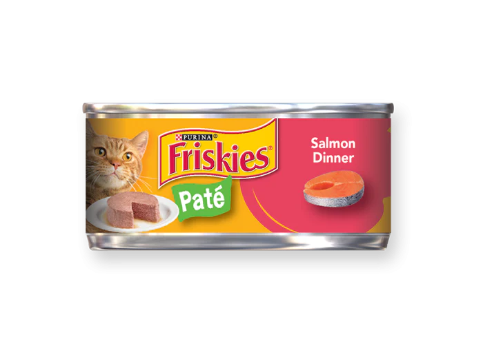 Friskies Pate Salmon Dinner Canned Cat Food