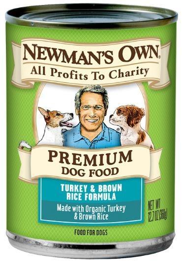 Newmans Own Organics Turkey and Brown Rice Formula Canned Dog Food