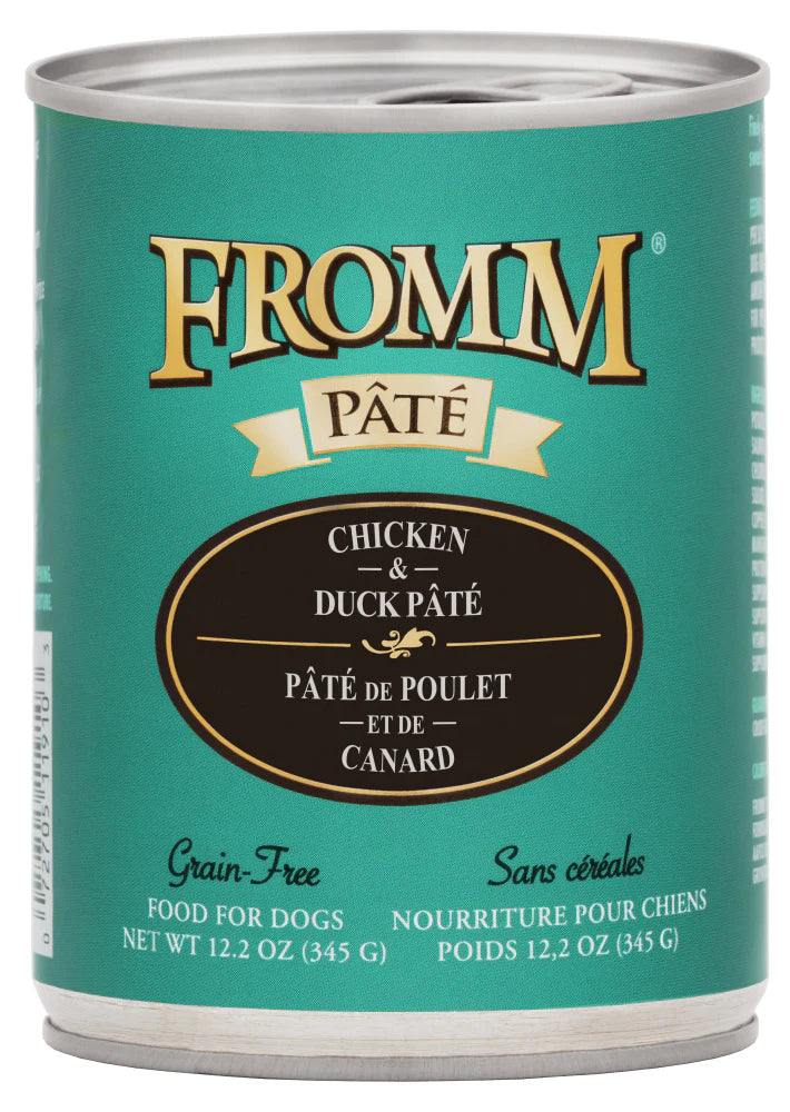 Fromm Gold Grain Free Chicken & Duck Pate Canned Dog Food