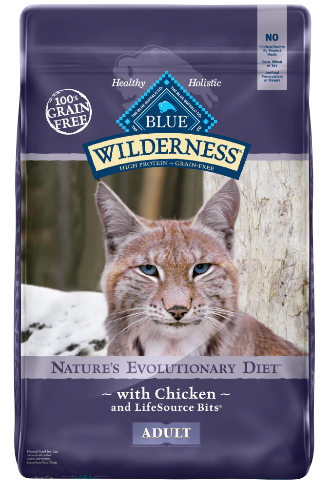 Blue Buffalo Wilderness Grain Free Chicken Recipe Dry Cat Food