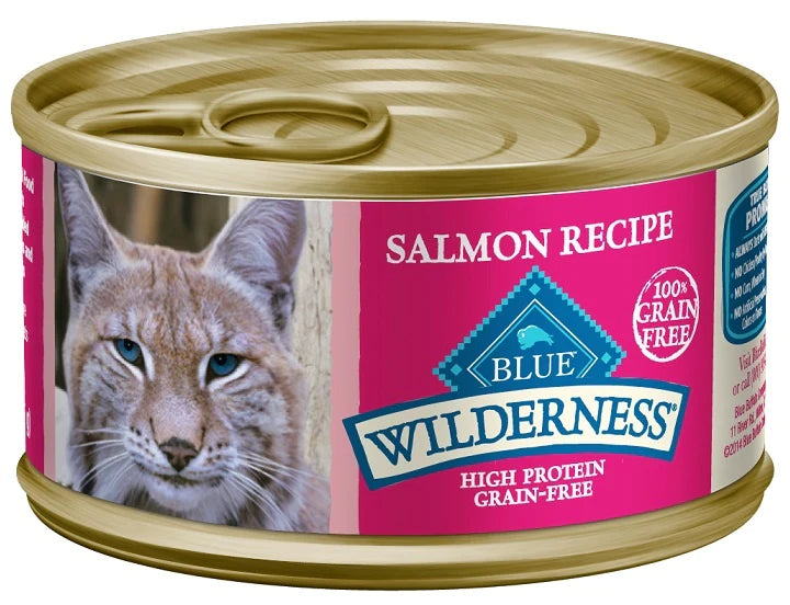 Blue Buffalo Wilderness Salmon Recipe Canned Cat Food